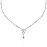 2.65 CT Baguette Cut Lab Grown Diamond Necklace